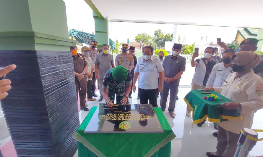 PERESMIAN GEDUNG MAKODIM 0613 OLEH DANDIM BERSAMA FORKOPIMDA CIAMIS,BANJAR DAN PANGANDARAN