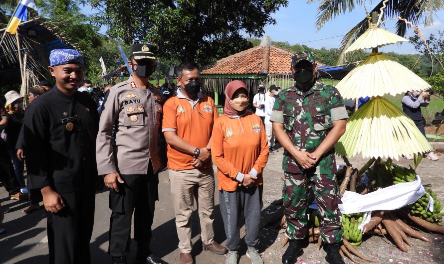 Wujud Kebersamaan dan Penghormatan, Dandim 0613 Ciamis Hadiri Ngabumi IV Pulo Majeti