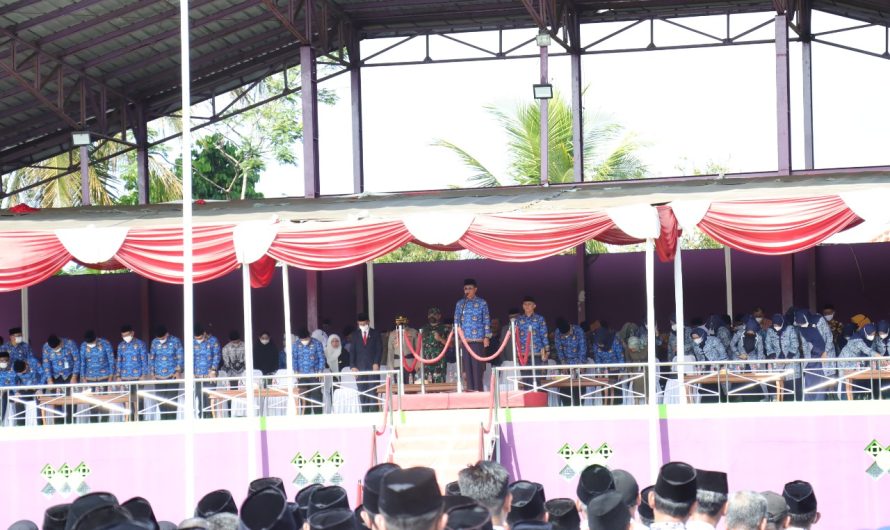 Dandim 0613/Ciamis Hadiri Upacara Hut KORPRI Ke-51, Hut PGRI Ke- 77, Hari Guru Nasional dan Hari Kesehatan Tingkat Kabupaten Ciamis.