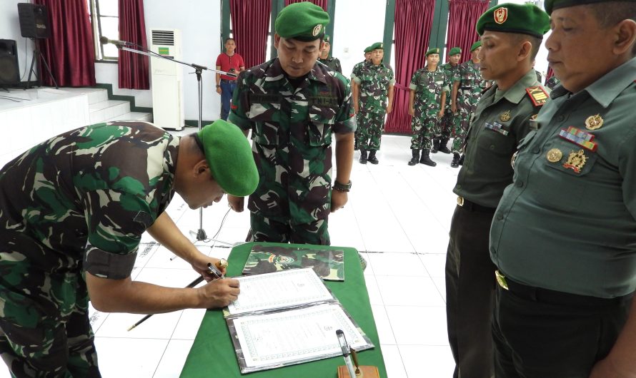 Dandim Ciamis Pimpin Serah terima Jabatan Danramil dan Pelepasan Purna Tugas