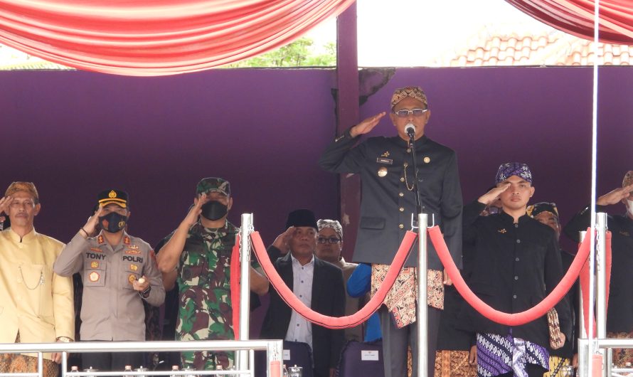 Dandim 0613/Ciamis,Hadiri Upacara Hari Amal Bhakti ke-77 Tingkat Kabupaten Ciamis