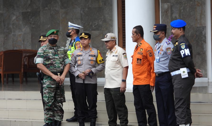 Dandim Ciamis Hadiri Apel Gelar Pengamanan Tahun Baru 2023