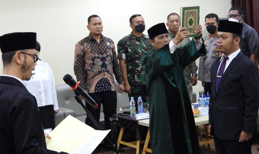Sukseskan Pelaksanaan Pemilu, Dandim 0613 Ciamis Hadiri Pelantikan dan Penandatanganan Anggota PPK
