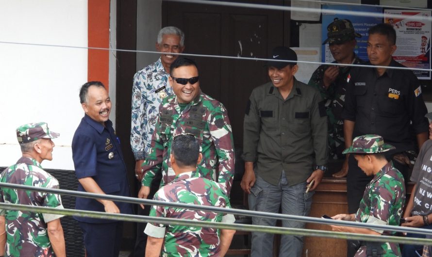 Dandim 0613/Ciamis Tinjau langsung lokasi Bencana angin puting beliung