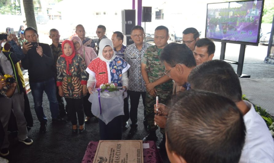 Dandim 0613 Dampingi Bupati  Resmikan Gedung Baru Puskesma Ciamis