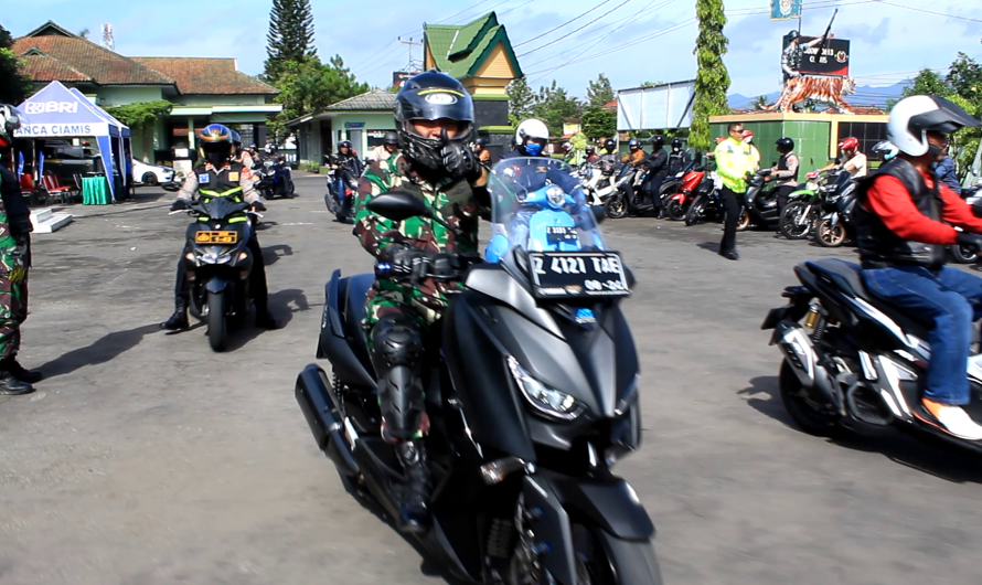Sinergitas TNI-Polri dan Pemerintah Daerah,Dandim Pimpin Patroli Wilayah bagian Selatan Ciamis