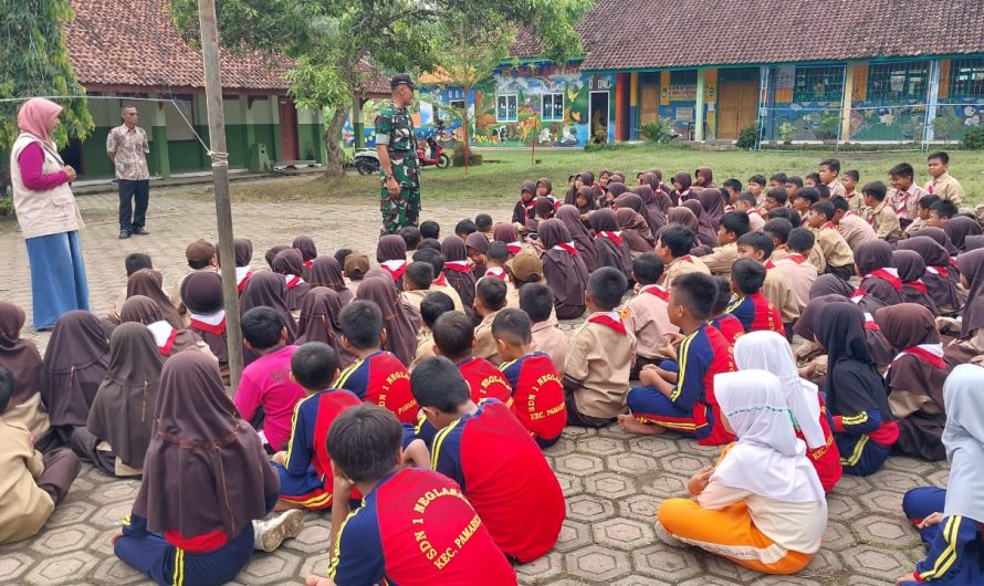 Serka Kirno  Ajak Anak-anak untuk tidak Jajan Sembarangan di Sekolah