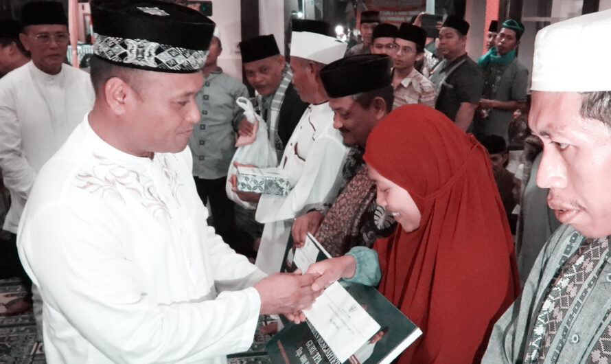 Dandim Bersama Forkopimda Ciamis melaksanakan Tarling (Tarawih Keliling) di Mesjid Al – Hidayah Pamarican
