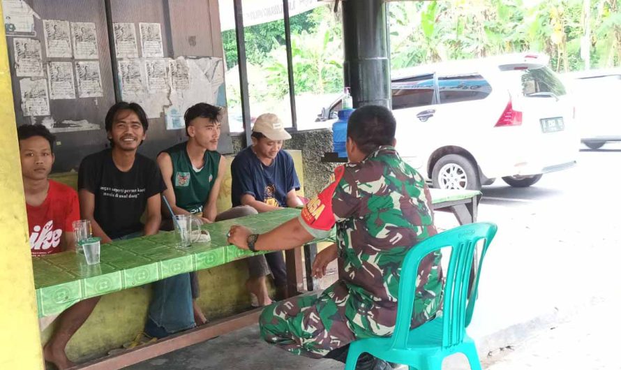Babinsa 1313 banjar beri Penyuluhan Anak Jalanan
