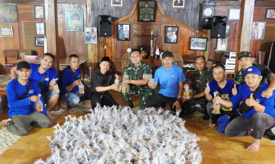 Ramadan Berbagi, Kodim 0613/Ciamis Bersama Gandara Bagikan Ribuan Takjil Gratis