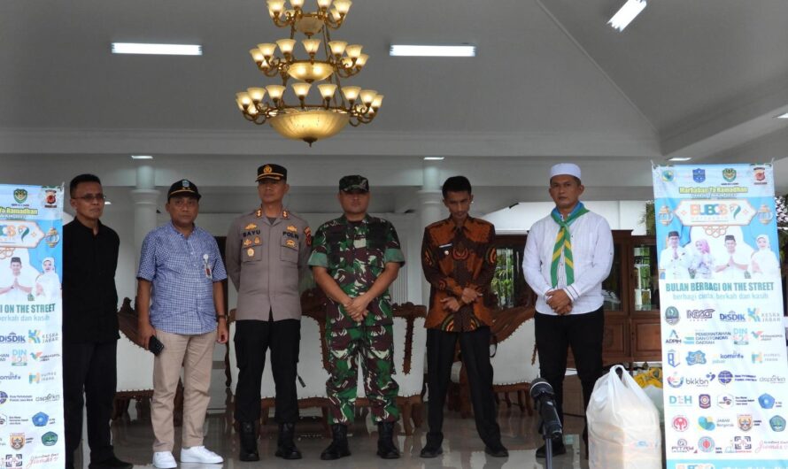 Dandim 0613/Ciamis Hadiri Bulan Berbagi On The Street (BUBOS) ke-7  di  Kota Banjar.