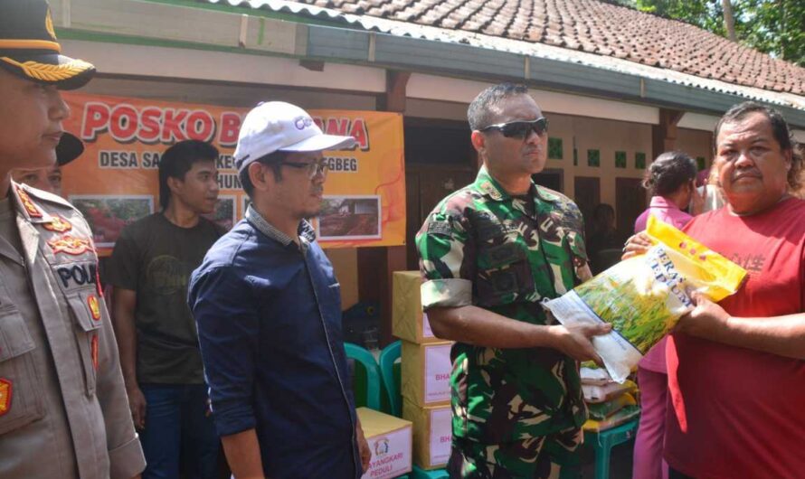 Kodim 0613/Ciamis dan Polres Ciamis Tinjau Lokasi Pergerakan Tanah di Desa Saguling