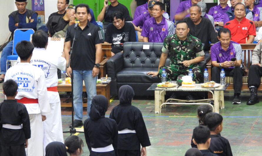 Dandim Ciamis hadiri pembukaan Kejuaraan Pencaksilat Terbuka Antar Paguron Tatar Galuh