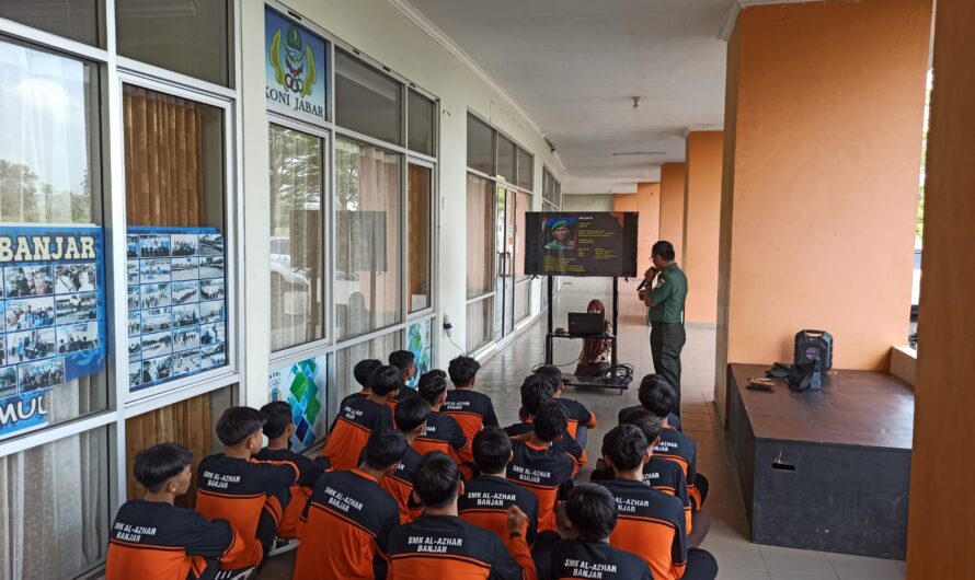 Batituud Koramil 1318/Langensari, Isi materi kedisiplinan dan kepemimpinan kepada Siswa Siswi SMKÂ  Al- AZHAR
