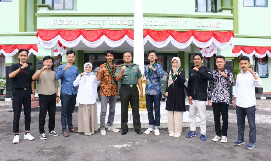 Dandim 0613 Ciamis Terima audiensi Pengurus HMI Kab Ciamis