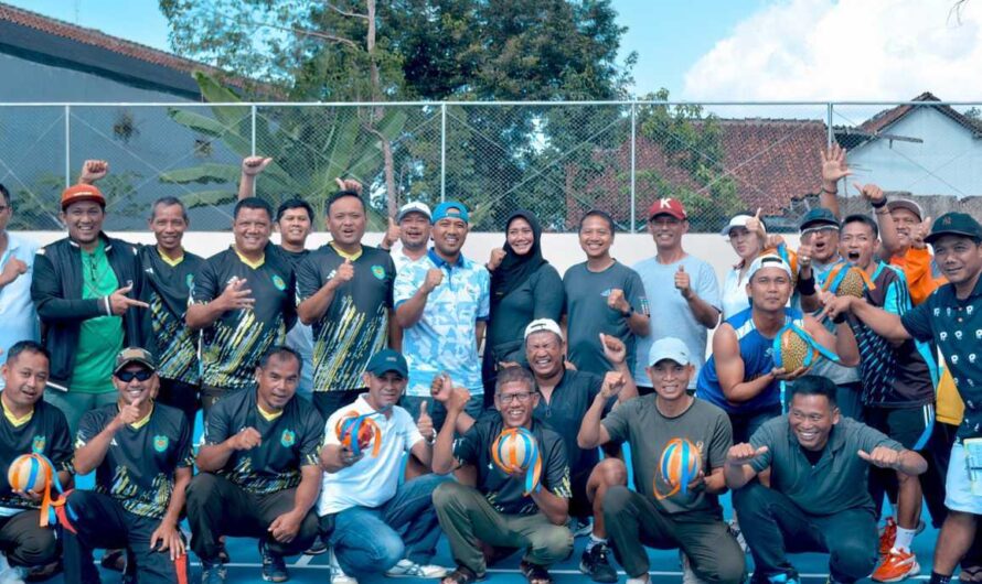Pererat Silahturahmi Dandim Ciamis Tenis Bareng Di Polres