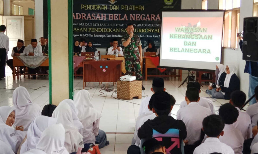 Danramil Kodim Ciamis berikan Pembekalan Wawasan Kebangsaan dan Bela Negara