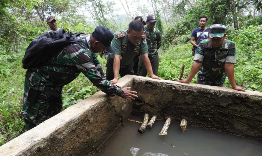 Dandim 0613/Ciamis Lakukan Pengecekan Sumber mata Air