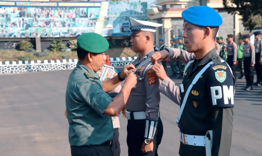 Kepala Staf Kodim 0613 Ciamis pimpin Apel Gelar Pasukan Operasi Lodaya 2023