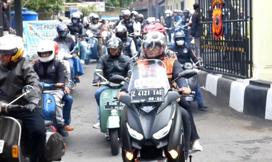 Dandim 0613/Ciamis touring Bareng Kapolres Se-Priyangan Timur