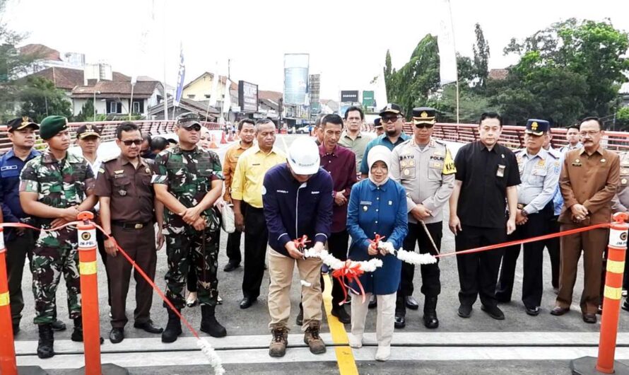 Dandim 0613/Ciamis hadiri peresmian jembatan Citanduy Parngsari Kota Banjar