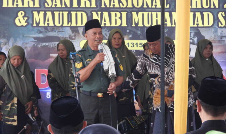 Koramil 1315/Lakbok gelar Tabligh Akbar Dan Bakti Sosial