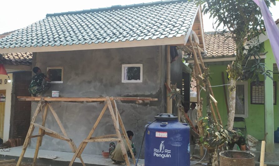 Jelang Penutupan, Satgas TMMD Ciamis Bersama Warga Kebut Pekerjaan