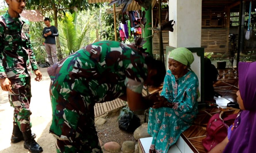 Suasana Haru Warnai Pamitan anggota Satgas Tmmd 118 Kodim 0613 Ciamis