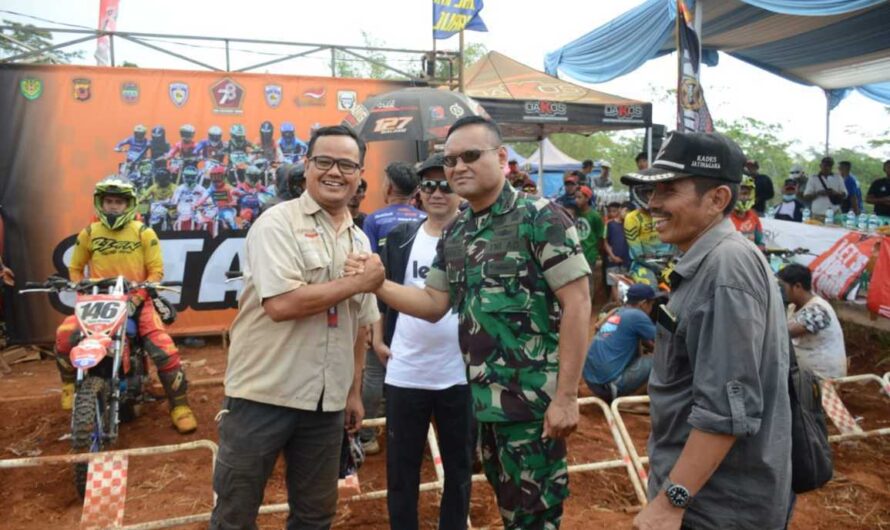 Gandeng NPCI Jabar,Kodim 0613/Ciamis gelar Kompetisi Kejurda Grasstrack Putaran 2 diSirkuit Cikande