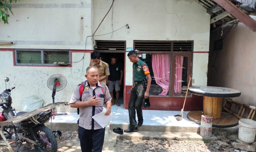 Babinsa bersama Baznas Kota Banjar Survey bantuan Rutilahu