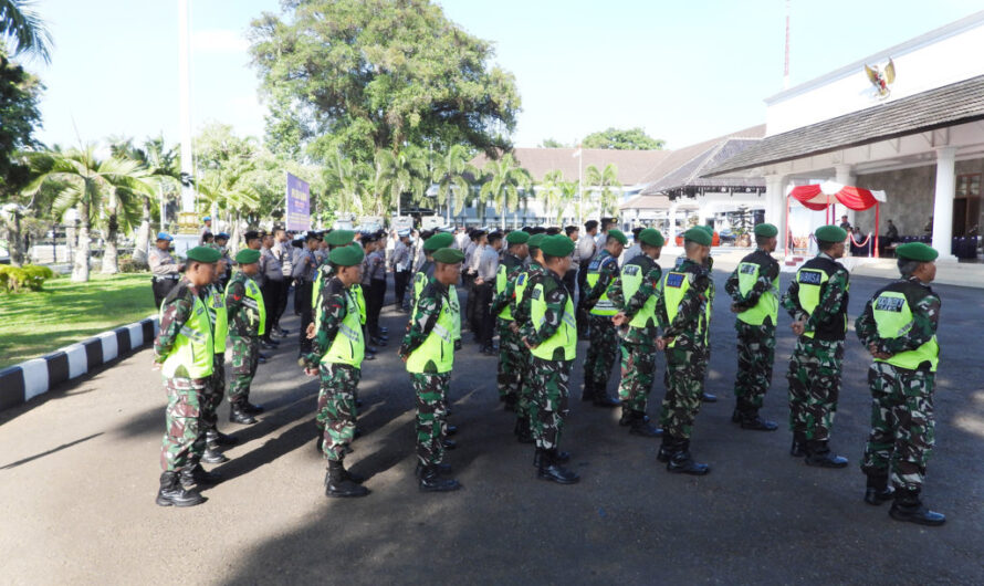 Kodim 0613/ciamis siap bantu pelaksanaan pengamanan perayaan Natal tahun 2023 dan Tahun Baru 2024
