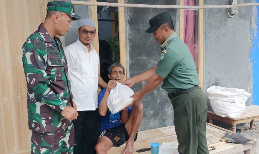 Aksi Sosial Anggota Kodim 0613/Ciamis di Wilayah Binaan