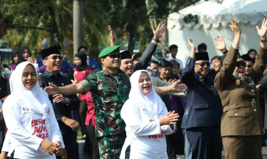 Dandim Ciamis : berharap para Ibu ibu  di Kabupaten Ciamis menjadi sosok yang penuh semangat, kreatif serta terus meningkatkan kapabilitasnya
