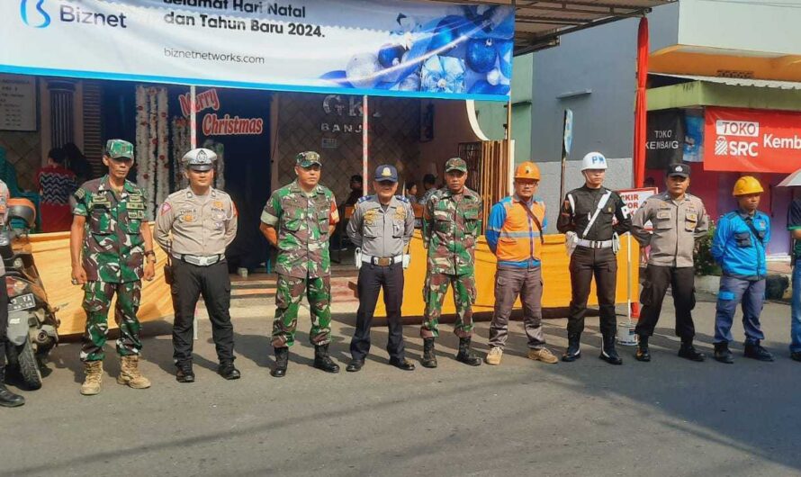 Ciptakan Rasa aman, Kodim 0613/ciamis Lakukan Pam Nataru di wilayah Teritoriall
