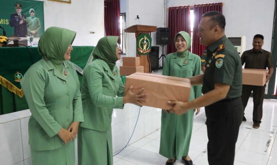 Kodim 0613/Ciamis, Gelar Rapat Gabungan Persit KCK Sejajaran Cabang XXIV/Kodim 0613/Ciamis