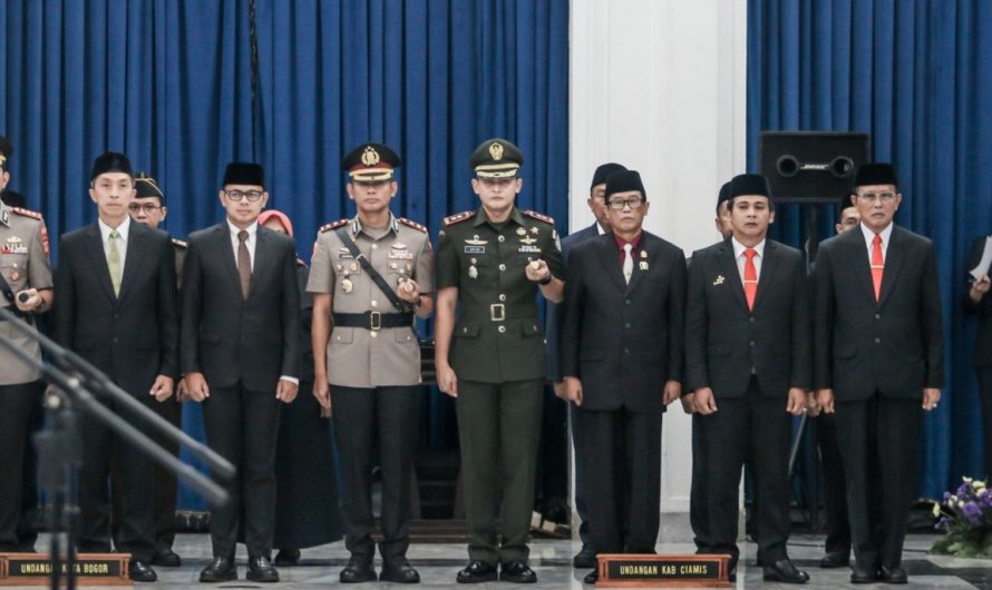 Dandim 0613  Hadiri Pelantikan Penjabat Bupati Kabupaten Ciamis