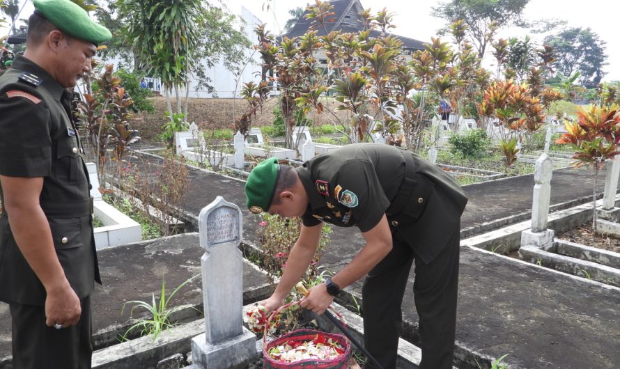 Jelang Hut Ke-78 Kodam III/Siliwangi,Kodim 0613/Ciamis Gelar Ziarah Rombongan di TMP Imbanagara
