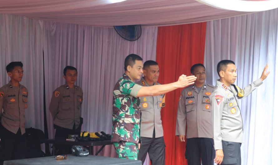 Dandim Ciamis berikan apresiasi pada Polres Ciamis dalam meningkatkan profesionalisme dan kesiapan operasional