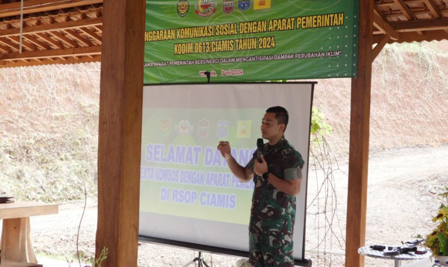 Kodim 0613/Ciamis Gelar Komsos Dengan Aparatur Pemerintah