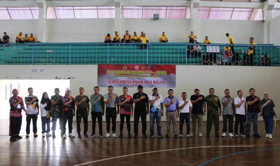 Dandim 0613 Ciamis berikan apresiasi solidaritas dan kebersamaan antara TNI – Polri