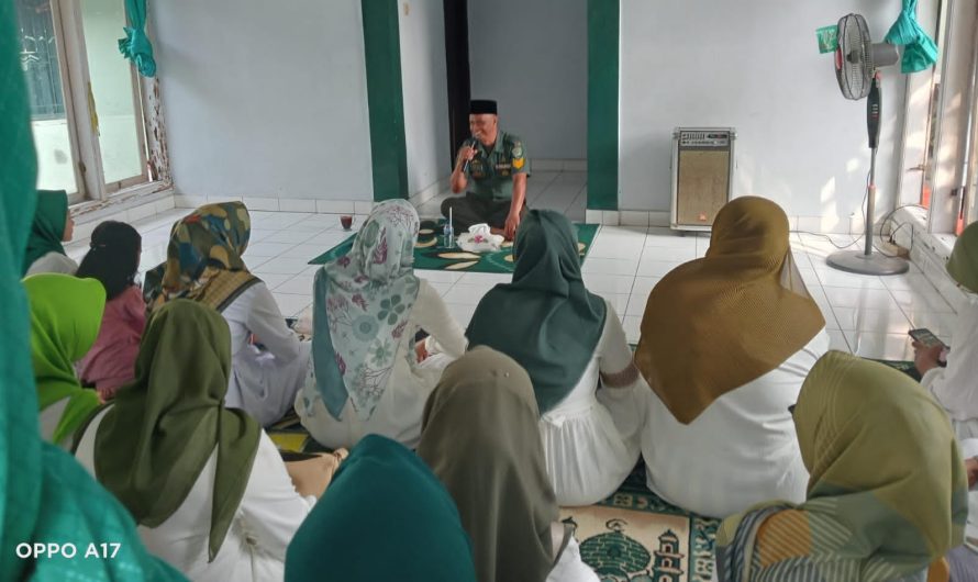 Persit KCK Ranting 18 Koramil 1317/Banjarsari Gelar Pengajian Rutin