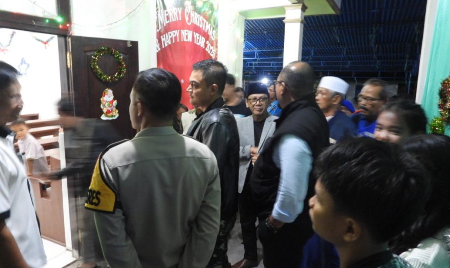 Dandim 0613/Ciamis dan Forkopimda Kota Banjar Turun Langsung Pastikan Keamanan Ibadah Natal 2024