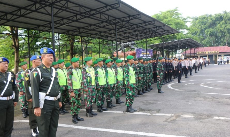 Kodim Ciamis Bantu Polri Amankan Natal dan Tahun Baru 2025