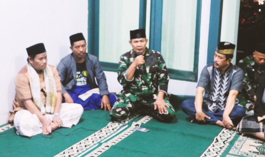 Koramil 1313/Banjar Gelar Sholat Subuh Berjamaah di Mushola Makoramil