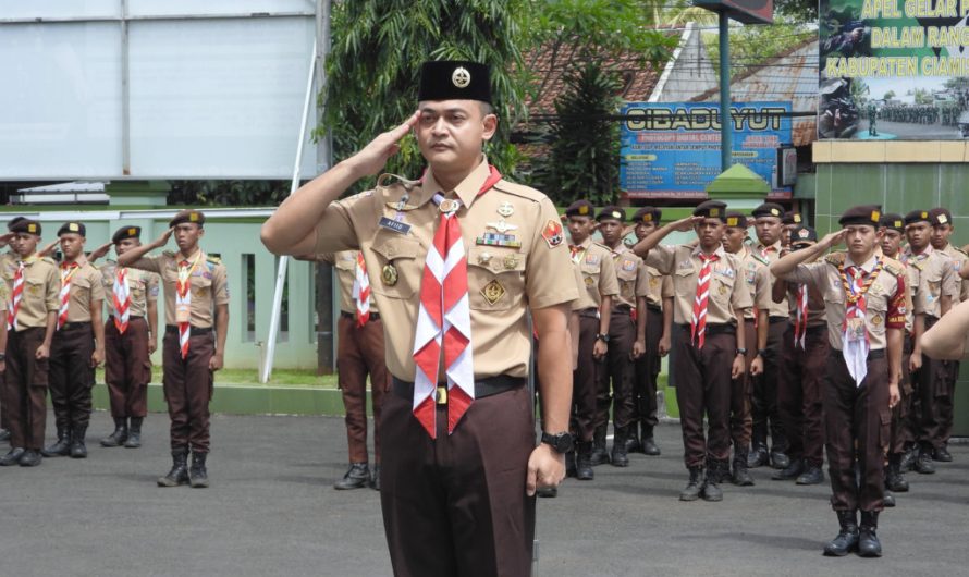 Dandim Resmi Tutup Pelatihan Pramuka Saka Wira Kartika Kodim 0613/Ciamis