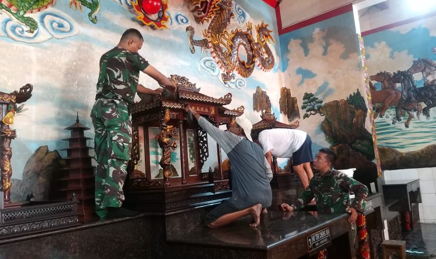 Bentuk Toleransi Koramil 1301/Ciamis, Karya Bakti Klenteng