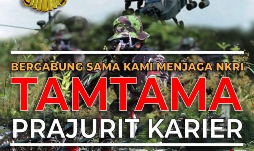Penerimaan Tamtama TNI AD Gel-1 TA. 2021 “DIBUKA”