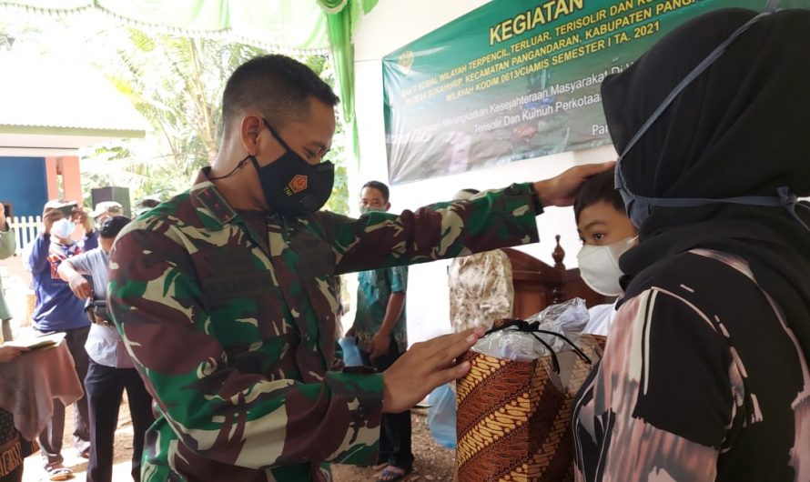 Komando Distrik Militer 0613/Ciamis laksanakan kegiatan Baksos di wilayah Kabupaten Pangandaran