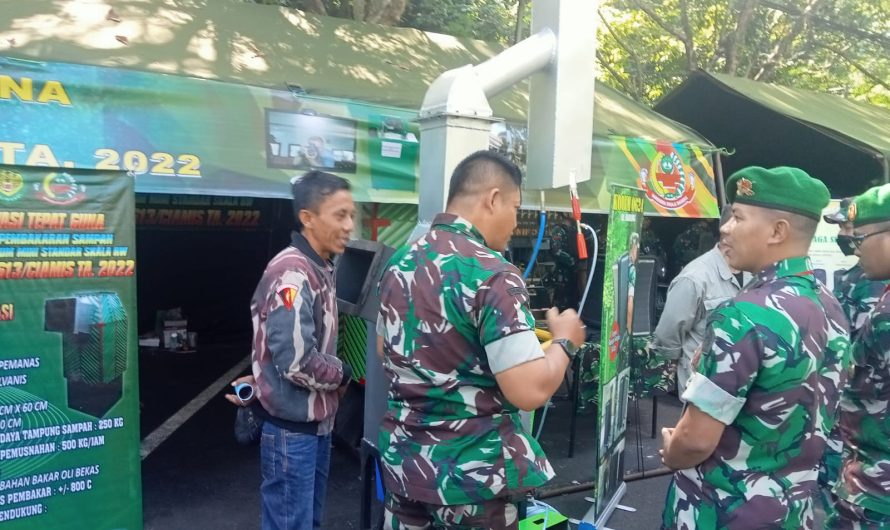 Kodim Ciamis tampilkan inovasi teknologi ” Alat Pembakar Sampah ” di Makodam III/Siliwangi Bandung