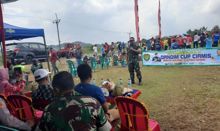 Sambut Hari Ulang Tahun TNI ke-77, Kodim Ciamis Gandeng PMTI zona Kecamatan Lakbok dan Purwadadi Gelar Lomba Burung Merpati Tinggi